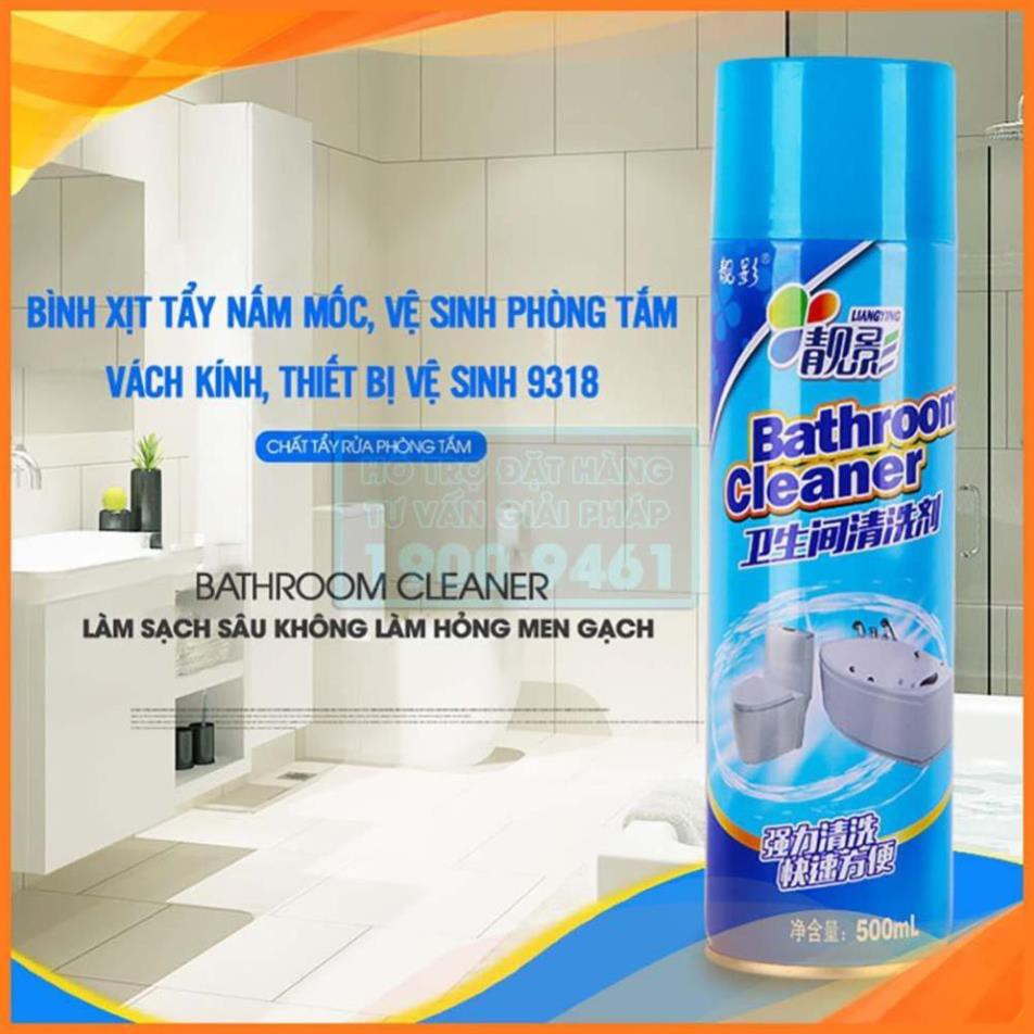 Bình xịt tẩy nấm mốc, vệ sinh phòng tắm, vách kính, thiết bị vệ sinh 9318