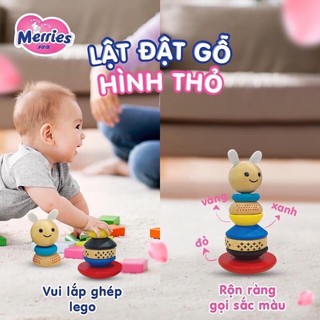 Lật đật gỗ/thỏ bông biết hát Merries