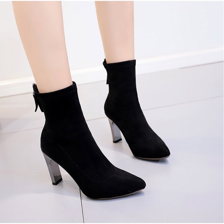 🍒🍒 BỐT LỬNG DA LỘN, GÓT BỌC BẠC 9 PHÂN, MŨI NHỌN HÀNG ĐẸP LẮM Ạ (Sẵn hàng) | BigBuy360 - bigbuy360.vn