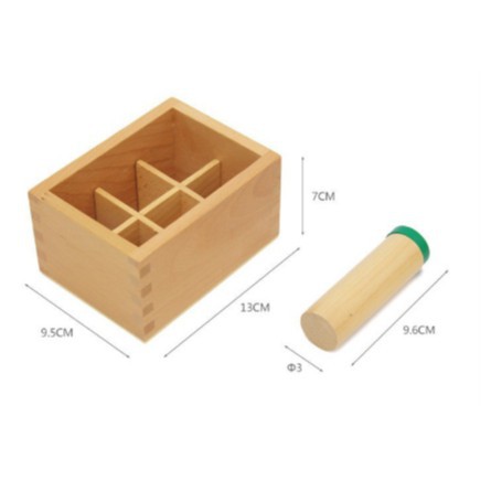 Giáo cụ montessori - Ống âm thanh - Sound Cylinders