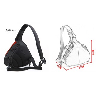 Balo đựng máy ảnh (đeo chéo 1 quai )