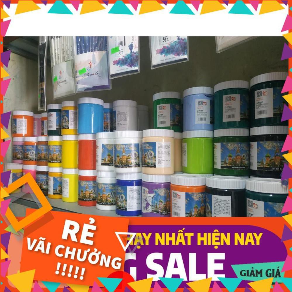 [ BÁN CHẠY ] [ Chính hãng ] MÀU VẼ ACRYLIC 3D NGOÀI TRỜI - 500ml