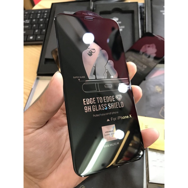[ Đã có iP14 ] Kính Cường Lực Full WK Kinh Kong iPhone 6 đến 14 pro max