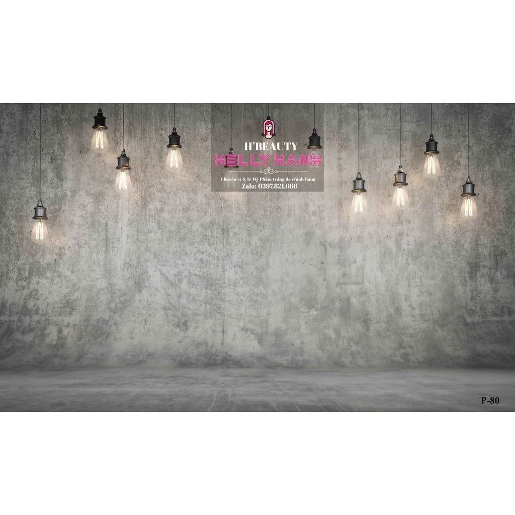 Phông nền màu xám xi măng giành cho salon tóc, studio,thời trang khổ rộng