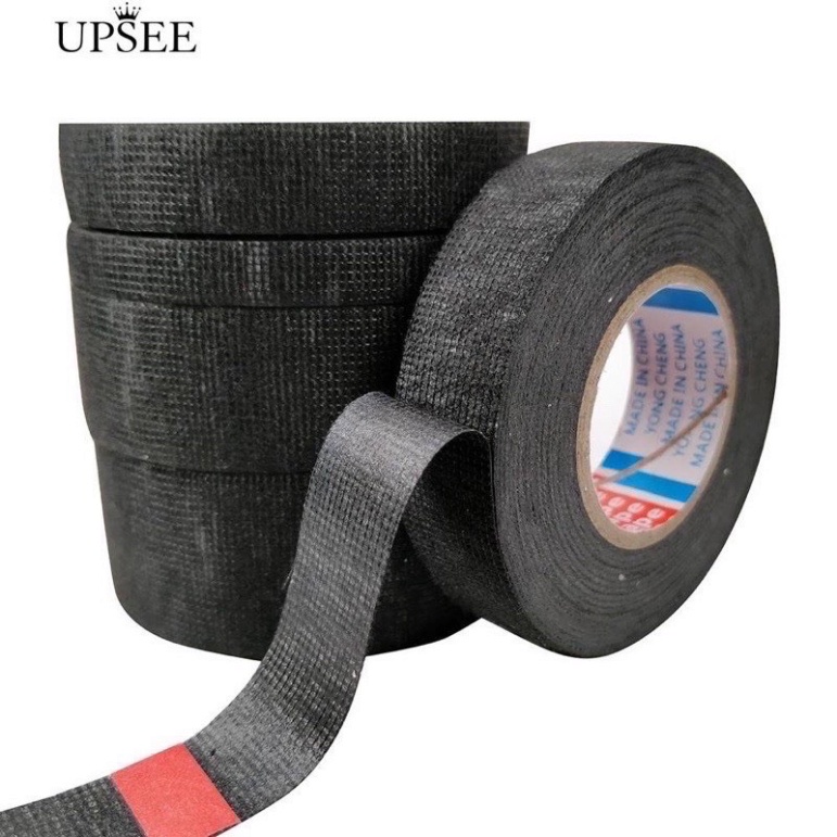 [ Shop Uy Tín ] Cuộn băng keo vải chống cháy  quấn dây điện kích thước 19mm x 25m tiện dụng chất lượng cao | BigBuy360 - bigbuy360.vn