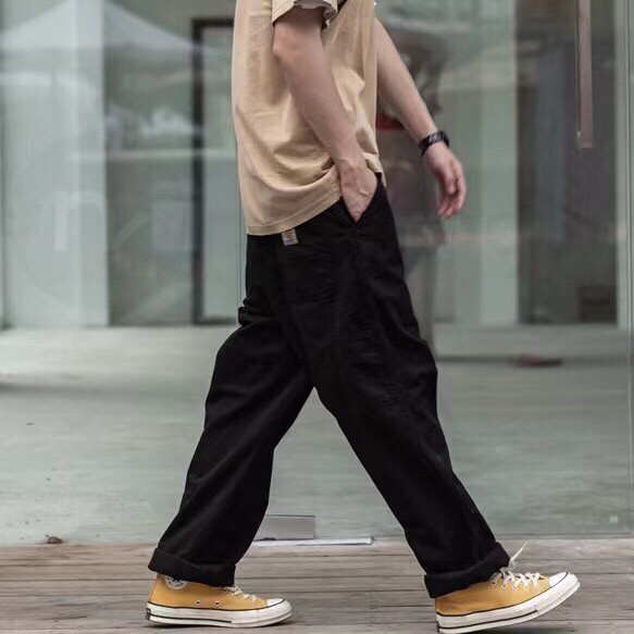 Quần Dài Vải Canvas In LOGO CARHARTT B324 CARHARTT Cổ Điển Thời Trang Đường Phố Cá Tính