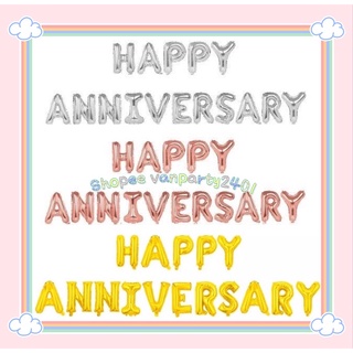 Bộ bóng chữ kỉ niệm Happy Anniversary