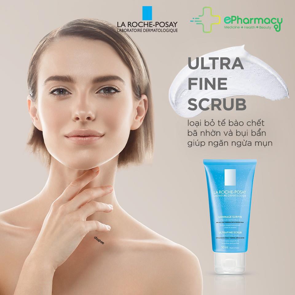 Gel Tẩy Tế Bào Chết La Roche-Posay Ultrafine Scrub Sensitive Skin Cho Da Nhạy Cảm 50ml .