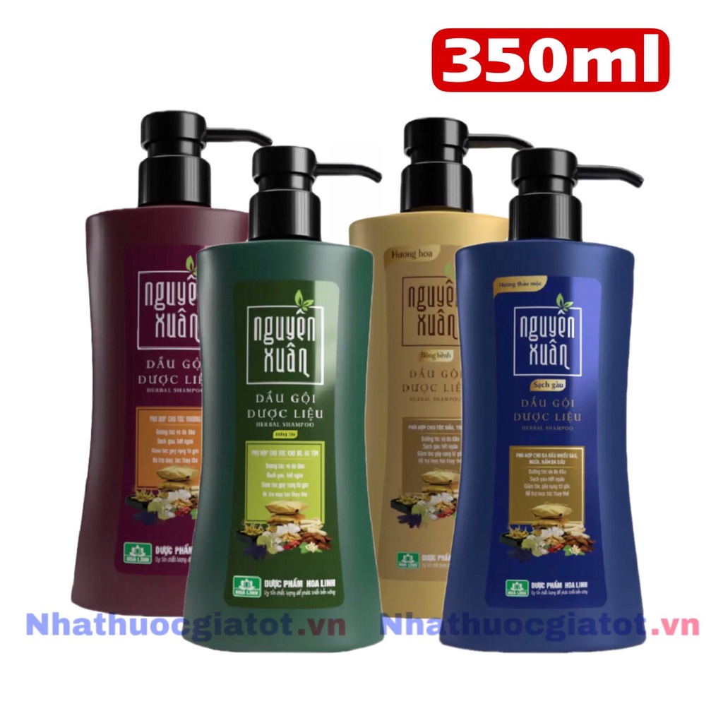 Dầu Gội Dược Liệu Nguyên Xuân Chai Khổng Lồ 350ml Siêu Tiết Kiệm