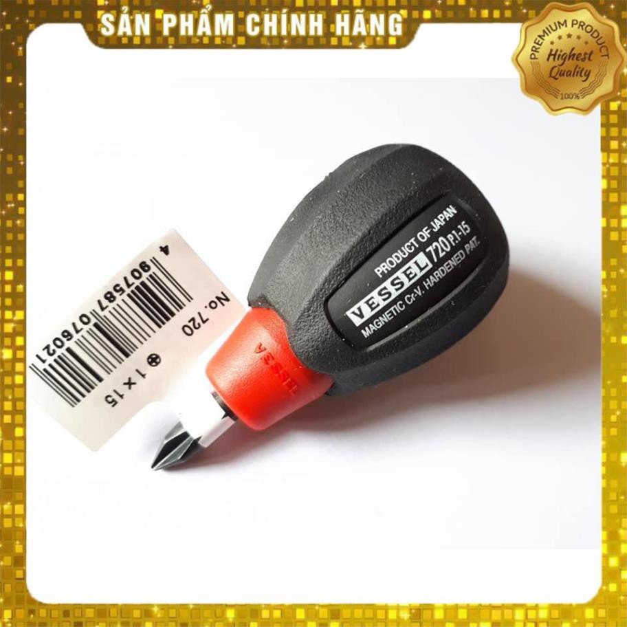 Tô vít ngắn Vessel No.720+1x15