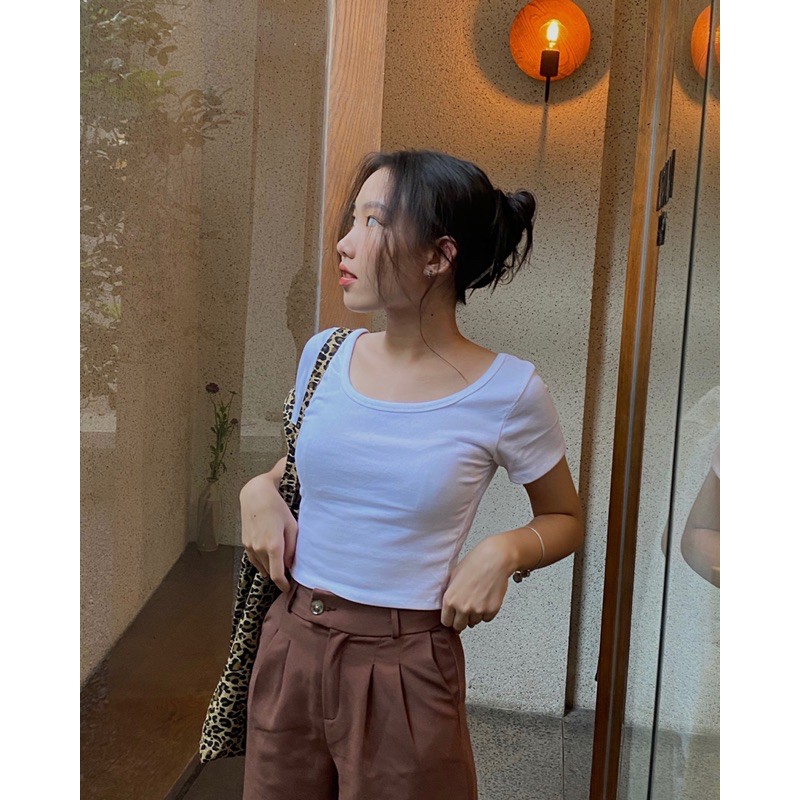 Áo Croptop Ribbon