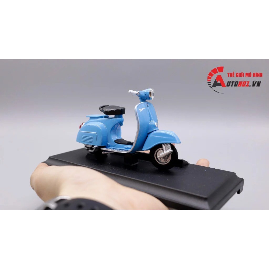 MÔ HÌNH XE VESPA 150CC 1970 BABY BLUE 1:18 WELLY 7171F