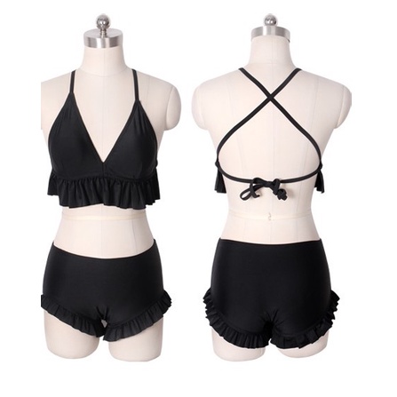 Đồ Bơi, Bikini đi biển Bèo 2 mảnh Hở Lưng SAVVY monokini