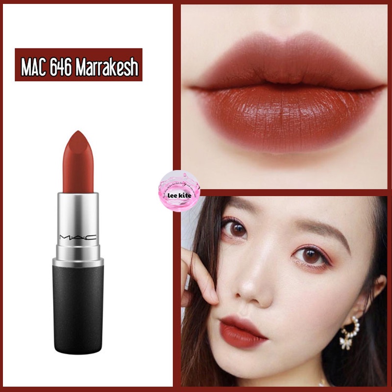 Son Mac Matte Marrakesh 646 – Màu Đỏ Nâu Đất