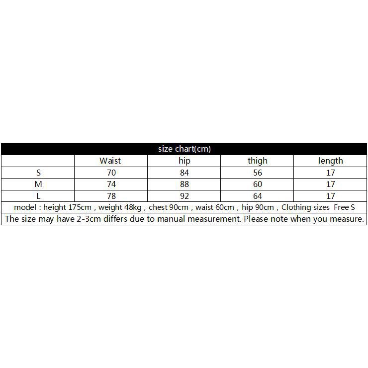 DUNEA Quần đùi bằng vải denim lưng cao cá tính cho nữ