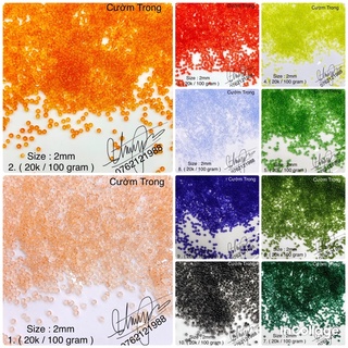 Hạt Cườm Trong 2mm
