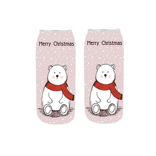 Tất vớ Noel Giáng sinh nam nữ cổ ngắn