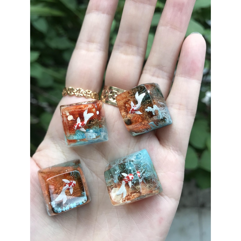 Keycap cá koi đỏ SYBUSA
