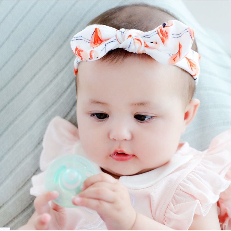 Bộ 3 băng đô phối nơ xinh xắn màu sắc tươi sáng dành cho bé gái