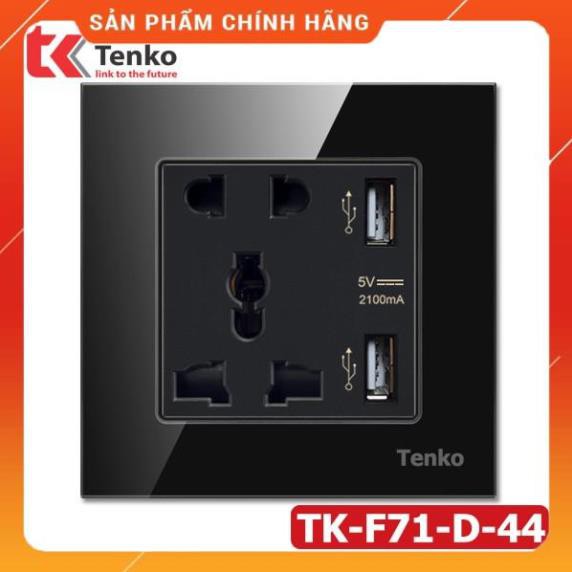 [ Chính Hãng ] Ổ Điện USB Âm Tường - Ổ USB 5V-2100mA Sạc Siêu Nhanh Chính Hãng Tenko