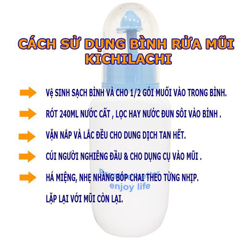 ITHD LOQ Bình Rửa Mũi NASAL COOL (Tặng Bình Xịt Kichat) 36 95