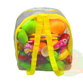 Balo nhựa trong đựng đồ chơi cho bé