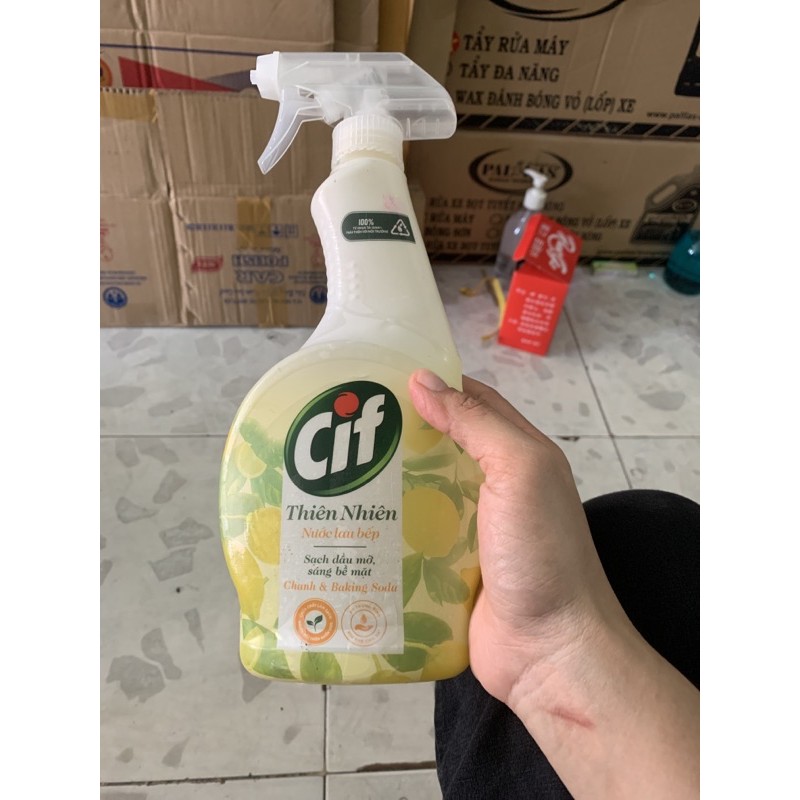 Cif lau bếp 520ml