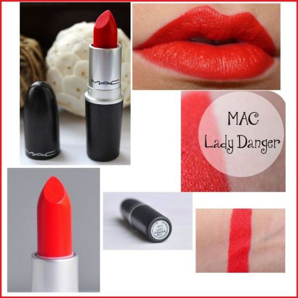 [Authentic 100%] Son Mac Lady Danger Đỏ Cam