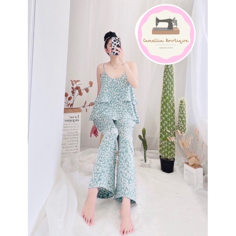 [Hàng Thiết Kế Cao Cấp] Sét Ngủ Lụa 2 Dây Quảng Châu