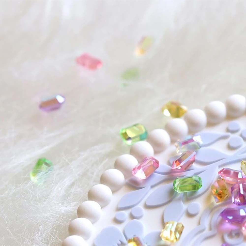 [Hàng mới về] Đá trang trí móng nghệ thuật nhiều màu sắc trong suốt lấp lánh đẹp mắt