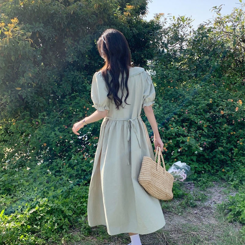 Đầm Búp Bê Tay Ngắn Dáng Ôm Thời Trang Mùa Hè Hàng Mới 2022 Dành Cho Nữ