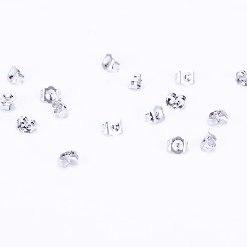 01Đôi chốt khuyên tai bạc s925 cực sáng