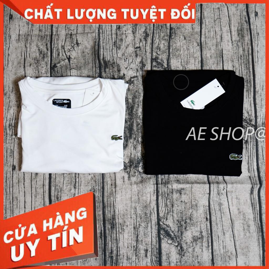 Áo Phông Nam Lacoste Không Cổ - Hàng VNXK