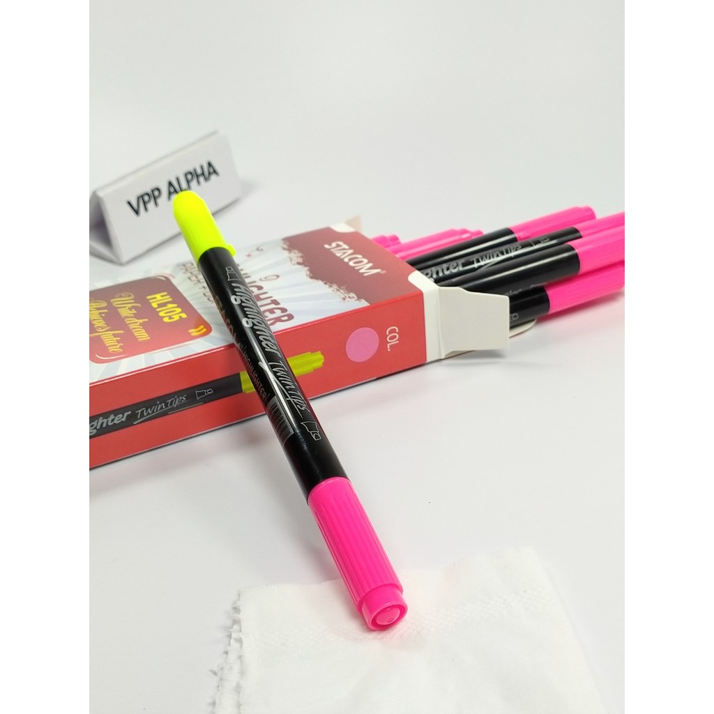 Bút nhớ dòng 2 đầu ( HIGHLIGHTER) Stacom HL105