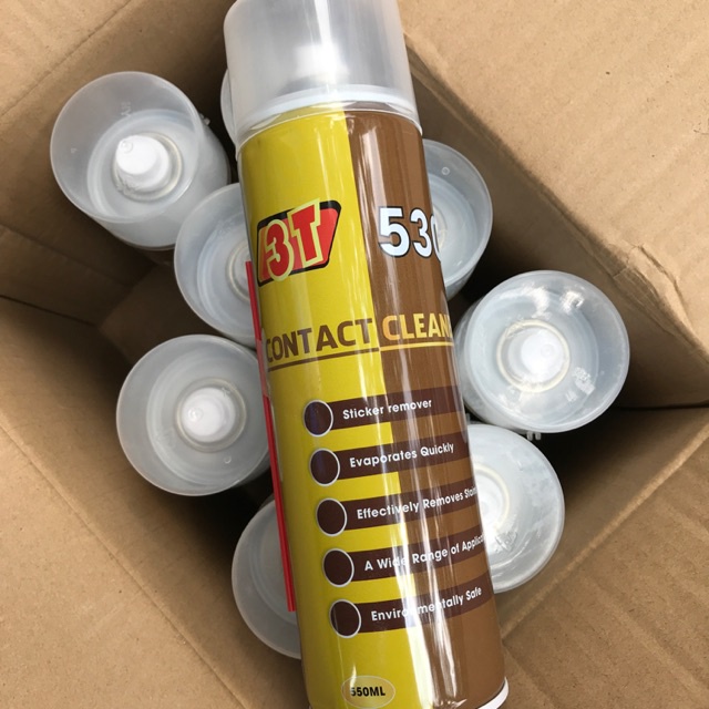 Dung dịch xịt tẩy băng dính , băng keo , nhựa đường 3T 530 vệ sinh nội thất ô tô , đồ gia dụng 550ml