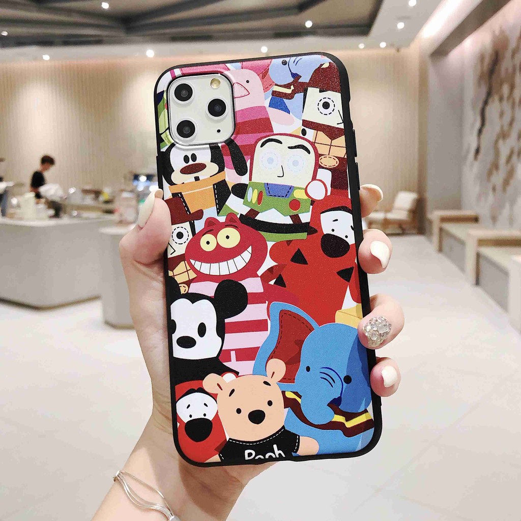 Ốp điện thoại TPU họa tiết hoạt hình Disney cho Samsung S8 S9 S10 Plus J330 J5 J7 2017 Note 8 9 10 J7 Prime