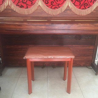 Ghế Ngồi Đàn Piano/Organ Êm, Bọc Da Cao Cấp (Màu Vàng nâu)