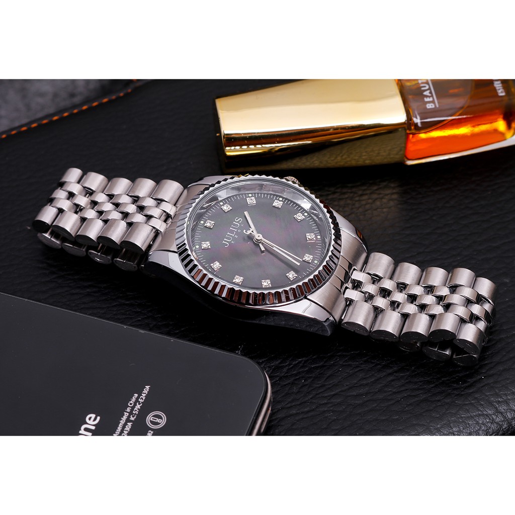 Đồng hồ nam Julius Hàn Quốc JA-1069MB dây thép (Màu bạc) | BigBuy360 - bigbuy360.vn
