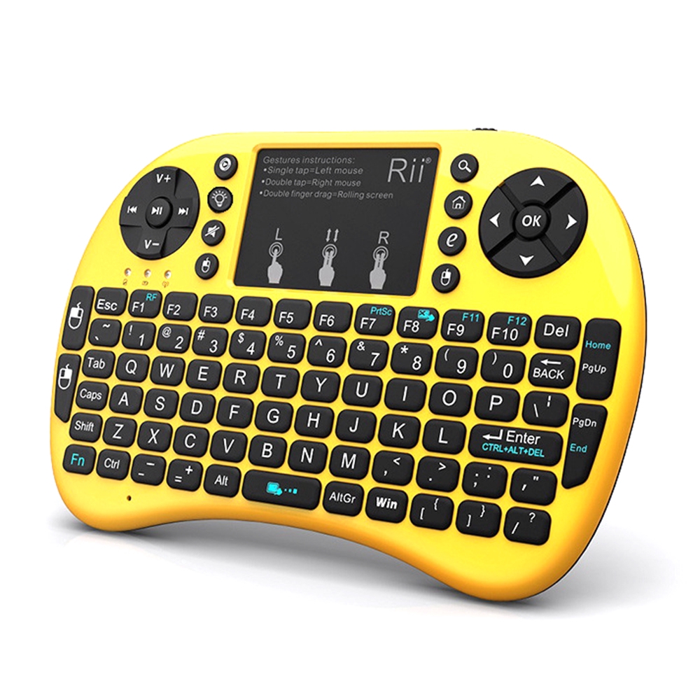 MINI i8 Fly Mouse Backlight Wireless Keyboard 2.4G Wireless Mini Keyboard Tophope