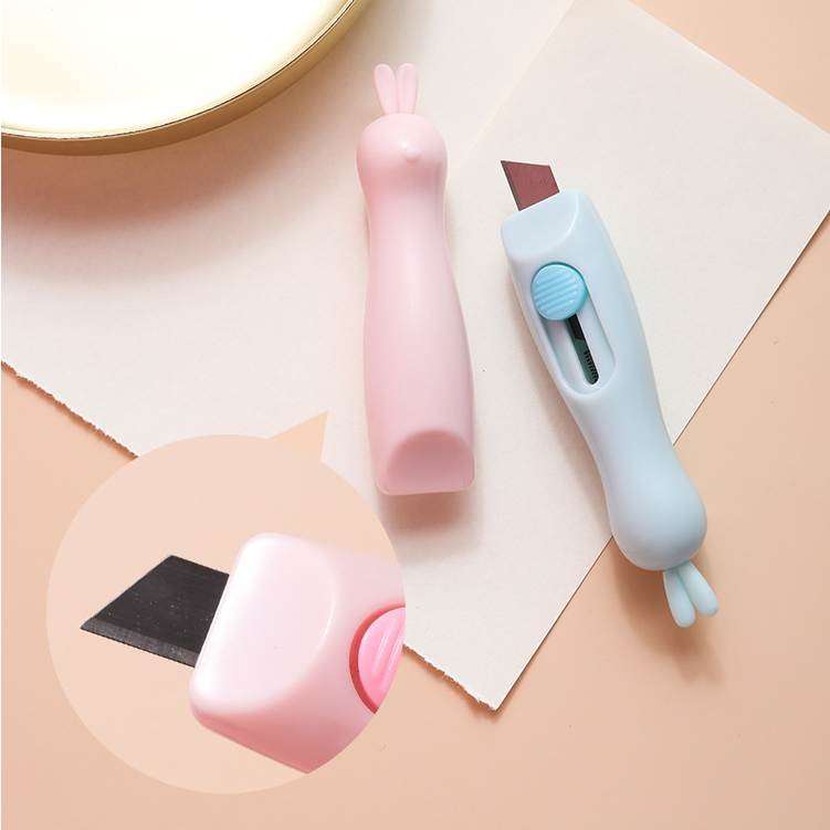 Dao rọc giấy hình thỏ mini cho văn phòng/mở kiện hàng