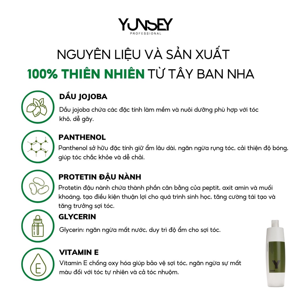 Dầu gội cấp ẩm chuyên sâu Yunsey Ultra Nourishing Shampoo
