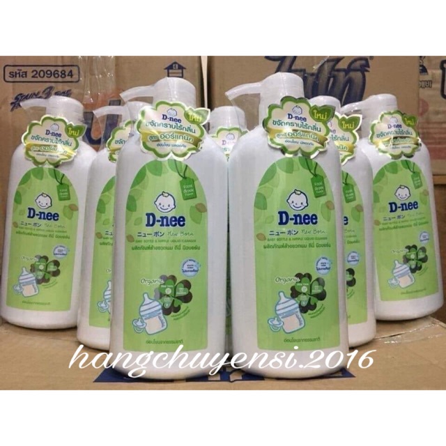 Nước rửa bình sữa Dnee xanh 620ml
