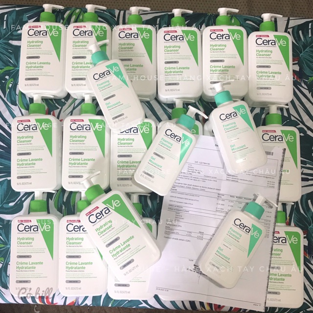 Sữa rửa mặt CERAVE bản PHÁP 473ml