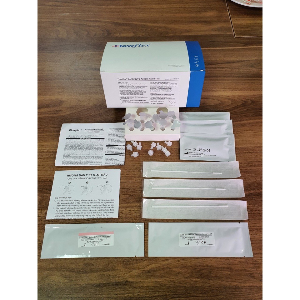 Hộp 5 Bộ Kit Test Covid Flowflex SARSCoV-2 Antigen Rapid Test