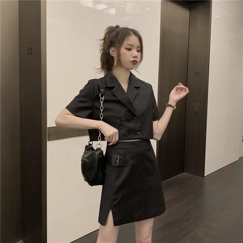 Chân váy đen chất ngất Taoba0 | BigBuy360 - bigbuy360.vn