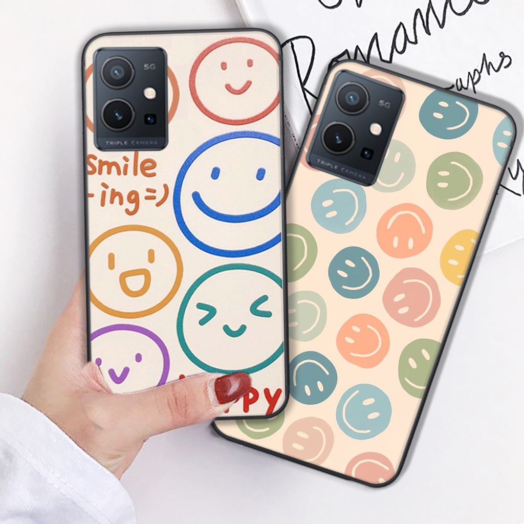 Ốp Lưng Vivo Y55 5G -  Vivo Y55 2022 SMILE mặt cười siêu đẹp