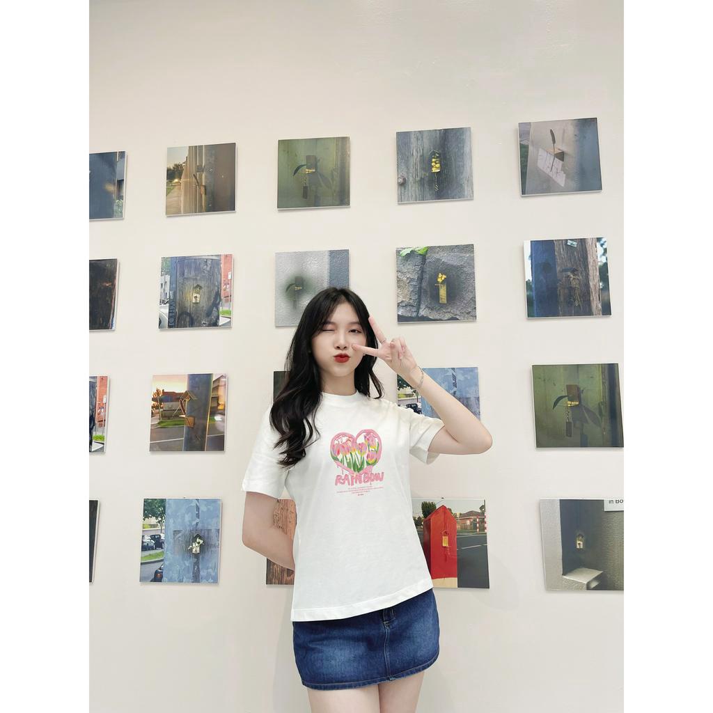 Áo Thun Baby Tee WISEN Phông Unisex Local Brand 100% Cotton Cao Cấp 2 Chiều Mẫu RAIN