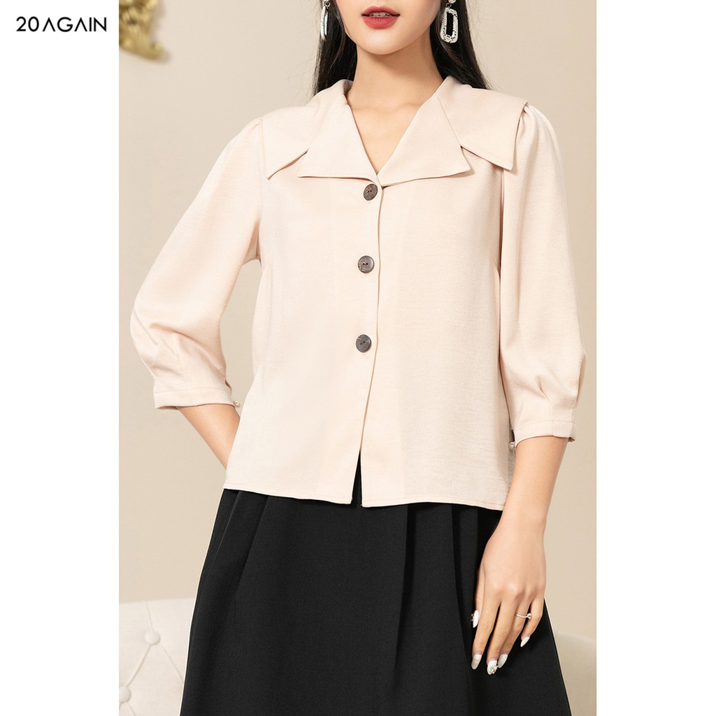 Áo Sơ Mi Cổ 2 Vê 20AGAIN ASA1008