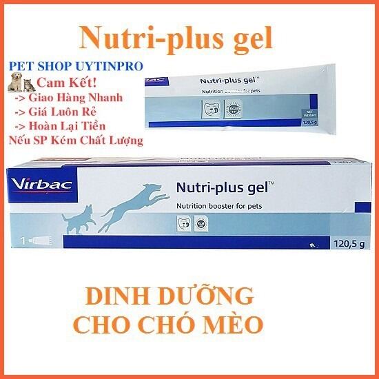 GEL DINH DƯỠNG CHO CHÓ MÈO Nutri-plus gel bổ sung Vitamin và khoáng chất Tuýp 120.5g