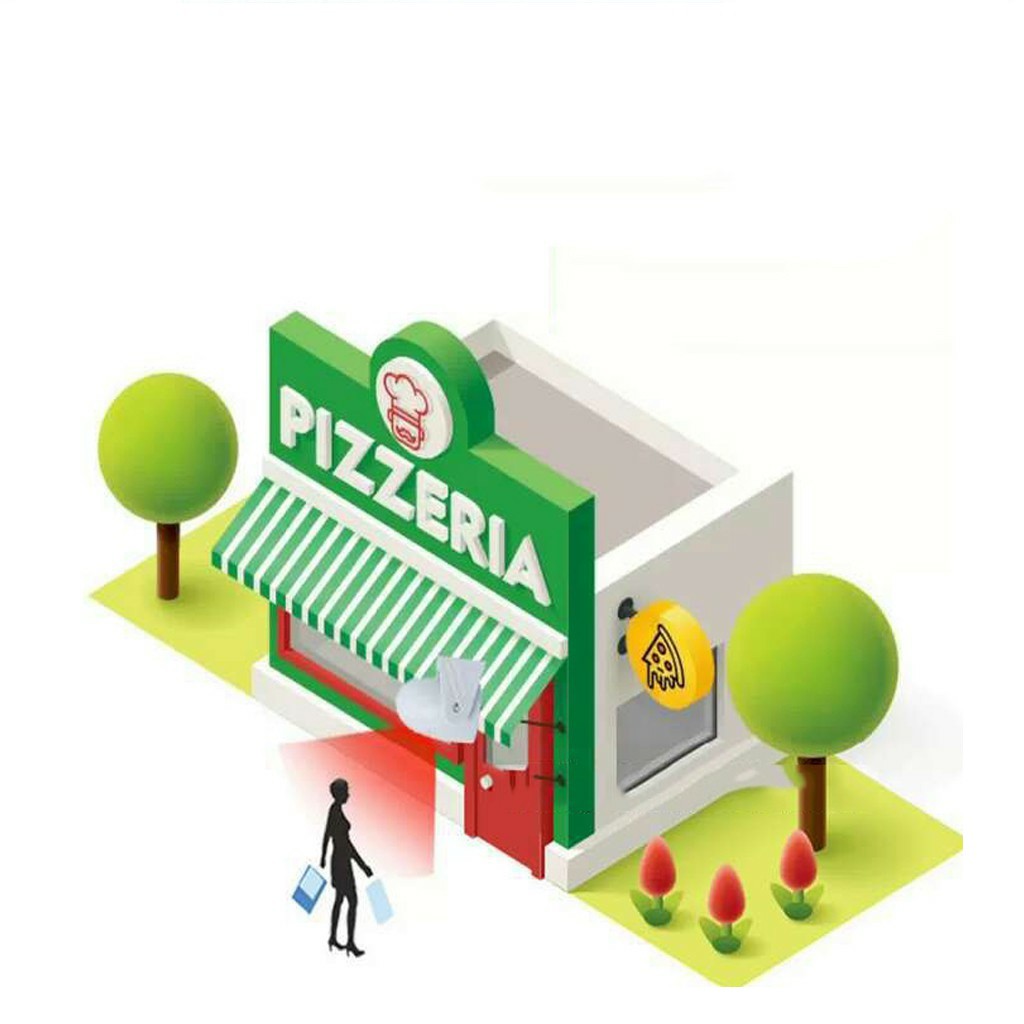 Chuông hồng ngoại báo khách, báo động chống trộm Darho